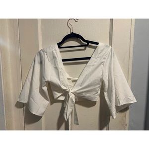 White summer top